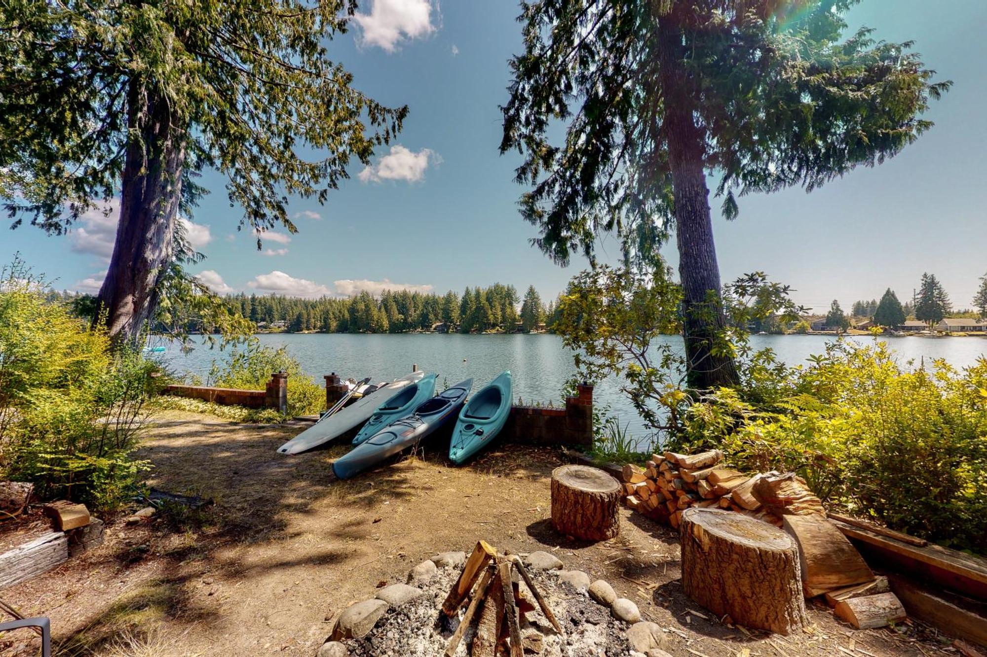 Lake Benson Rendezvous Grapeview Esterno foto